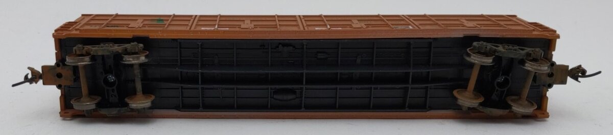 Life Like 8482 HO Scale HTCX Delson Lumber Co. Thrall Door Box Car #329 - Kadee EX/Box