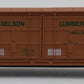 Life Like 8482 HO Scale HTCX Delson Lumber Co. Thrall Door Box Car #329 - Kadee EX/Box