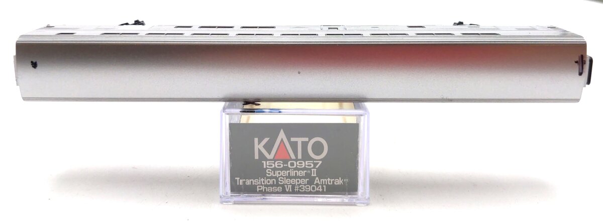 Kato 156-0957 N Amtrak Superliner II Transition Sleeper Car #39041 EX/Box