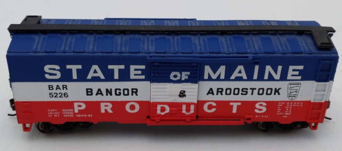 Bachmann 17056 N Bangor & Aroostook AAR 40' Steel Boxcar #5226