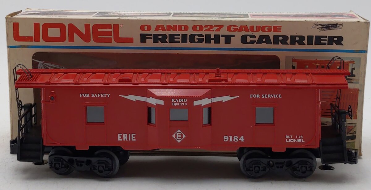 Lionel 6-9184 O Gauge Erie Bay Window Illuminated Caboose #9184