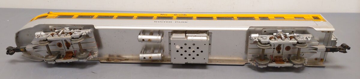 Aristo-Craft 33402 G Rio Grande Winter Park Observation Car - Metal Wheels
