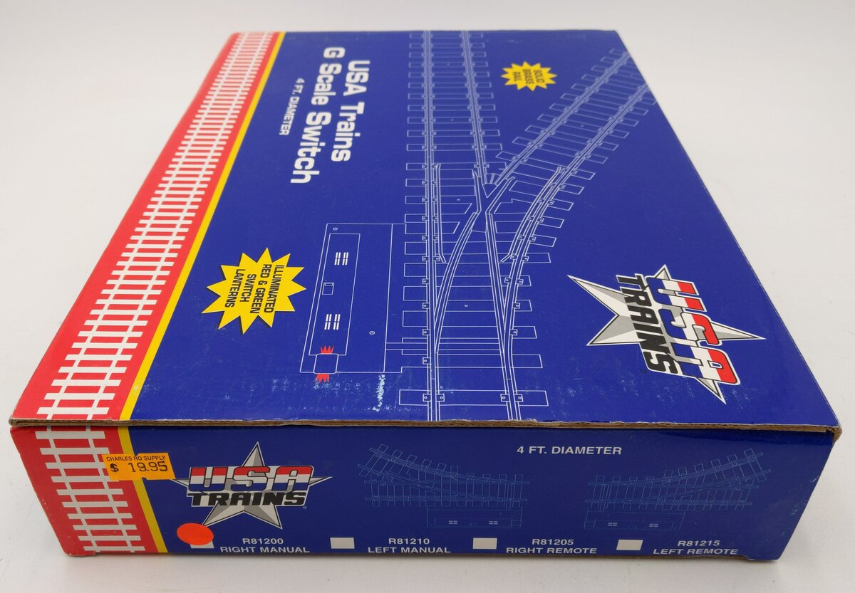 USA Trains R81200 G Right Hand Remote Control Switch Turnout