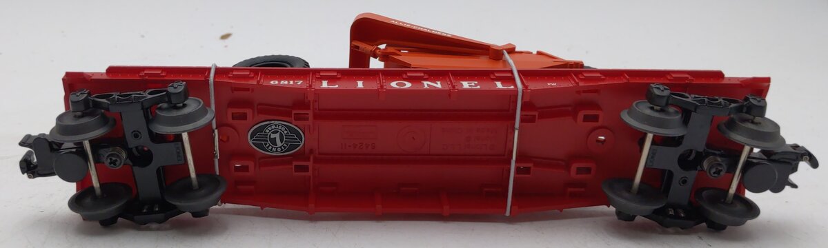 Lionel 6-26024 O Gauge Postwar Celebration Series 6817 Lionel Flatcar W/ Scraper LN/Box