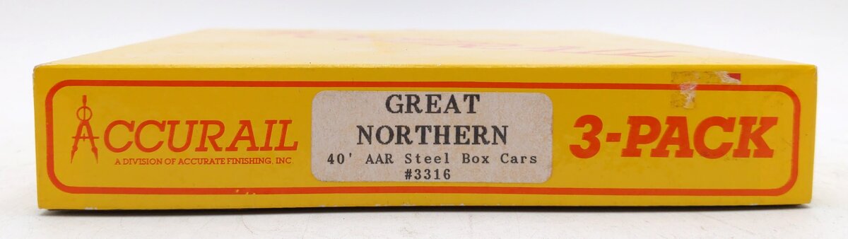 Accurail 3316 HO Great Northern AAR Steel Boxcar Set LN/Box