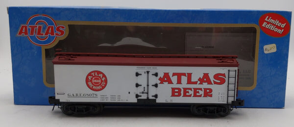 Atlas 8100 O Gauge Atlas Beer 40' Woodside Refrigerator Car #68078
