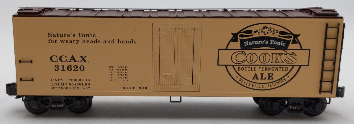 K-Line K762-8031 O Gauge Cooks Company Ale Refrigerator Car #31620 EX/Box