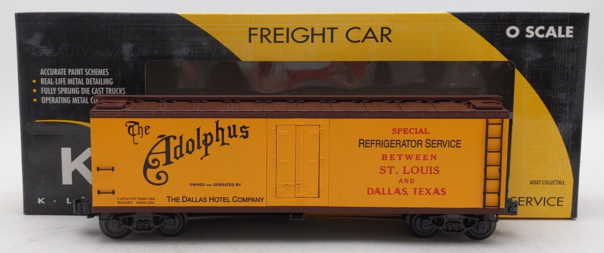 K-Line K762-5608 O Anheuser-Busch Reefer Car LN/Box