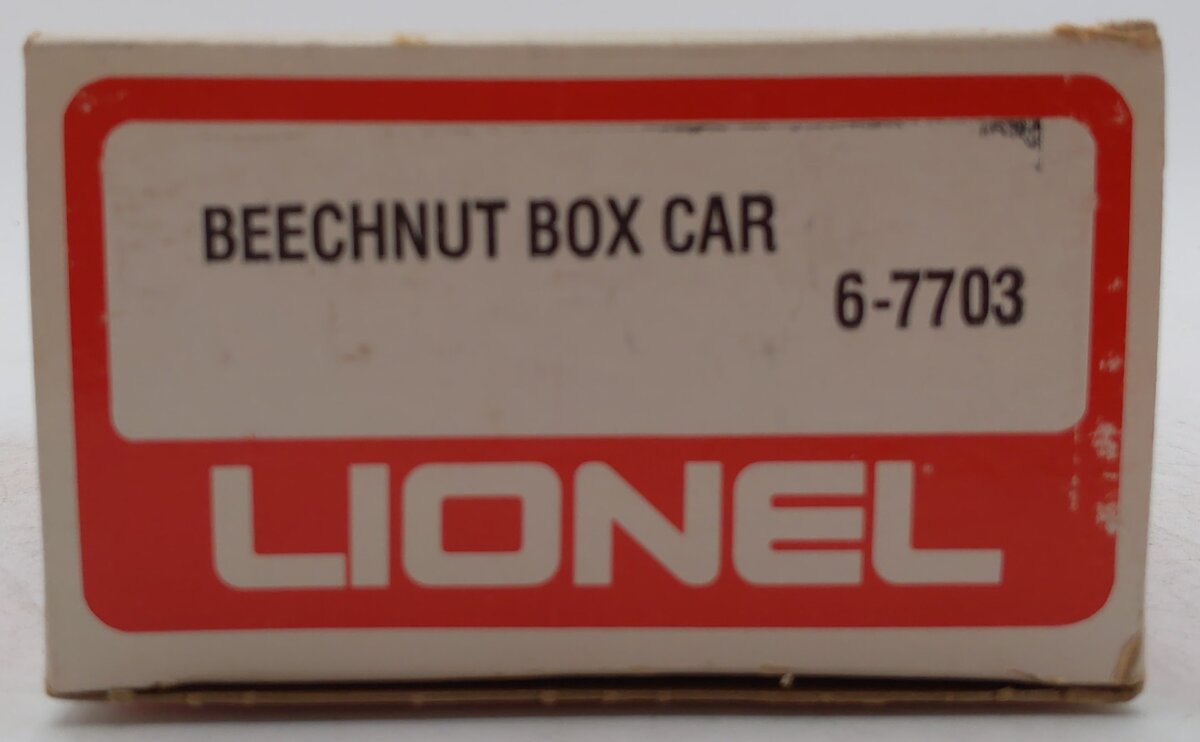 Lionel 6-7703 O Gauge Beechnut Billboard Reefer Car LN/Box