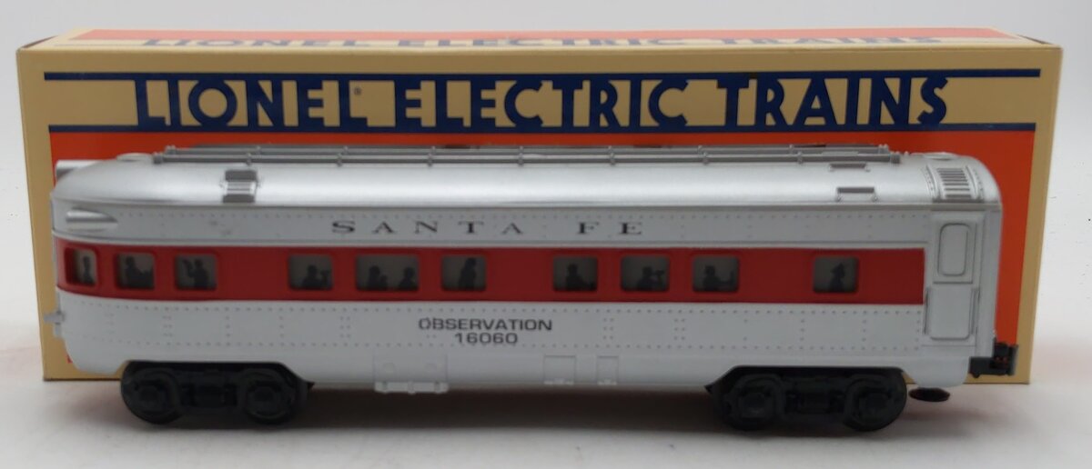 Lionel 6-16060 O Gauge Santa Fe Observation Car