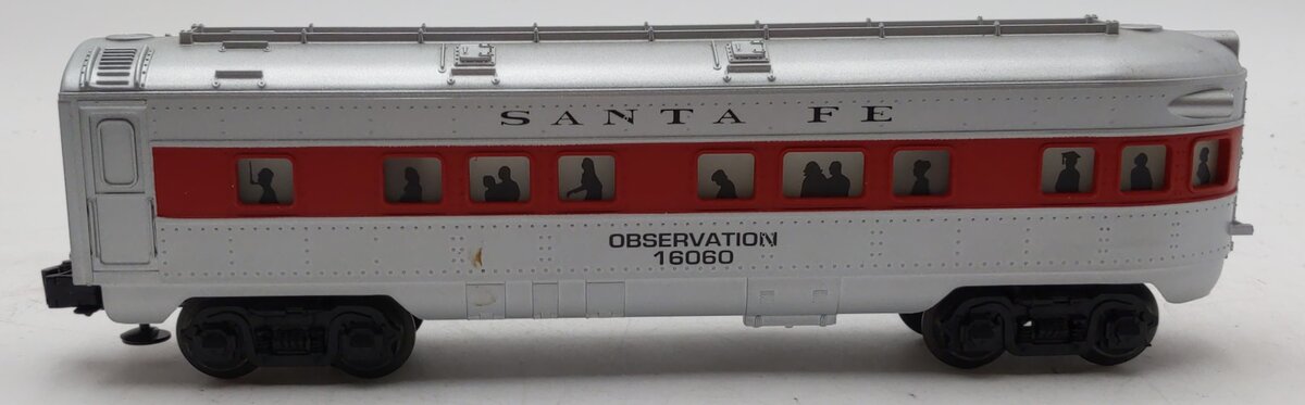 Lionel 6-16060 O Gauge Santa Fe Observation Car LN