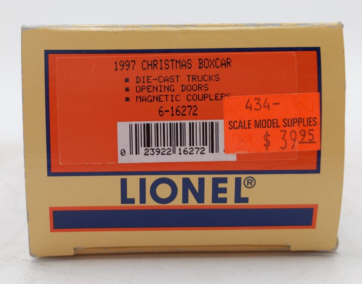 Lionel 6-16272 O Gauge Christmas 1997 Boxcar #9700 LN/Box