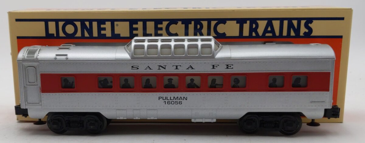 Lionel 6-16056 O Gauge Santa Fe Vista Dome Illuminated Passenger Car LN/Box