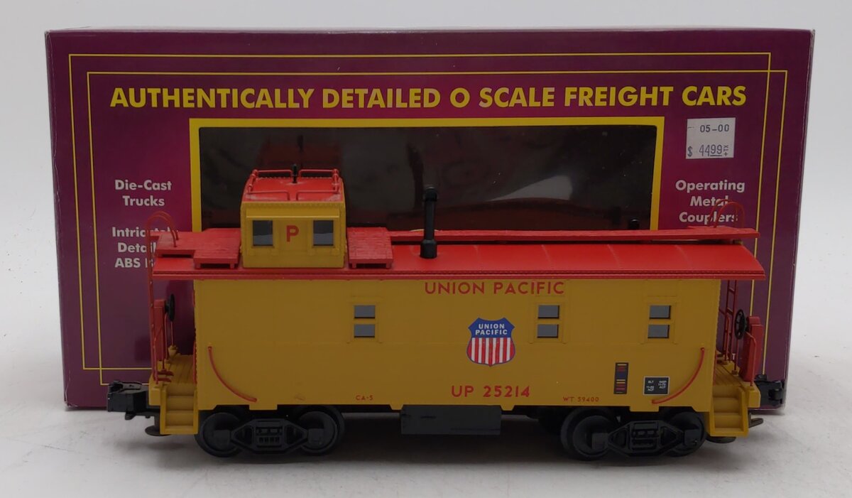 MTH 20-91022 O Gauge Union Pacific Steel Caboose #25214 LN/Box