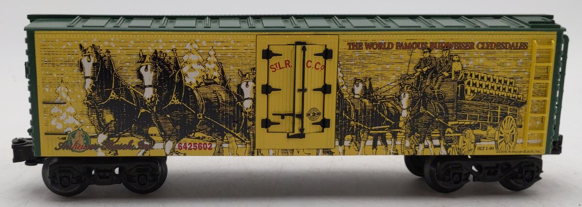 K-Line K642-5602 O Gauge 1999 Anheuser-Busch Holiday Beer Reefer Car NIB