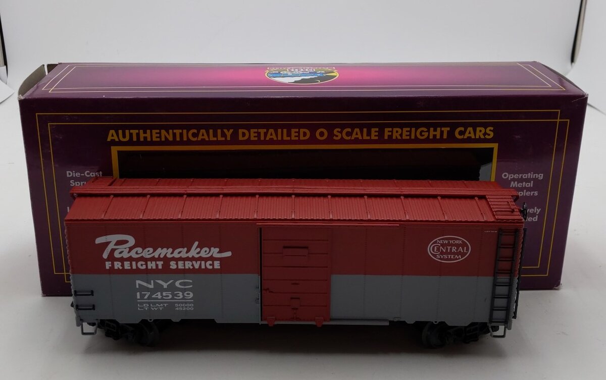 MTH 20-3377D O Gauge New York Central Box Car #174539 NIB