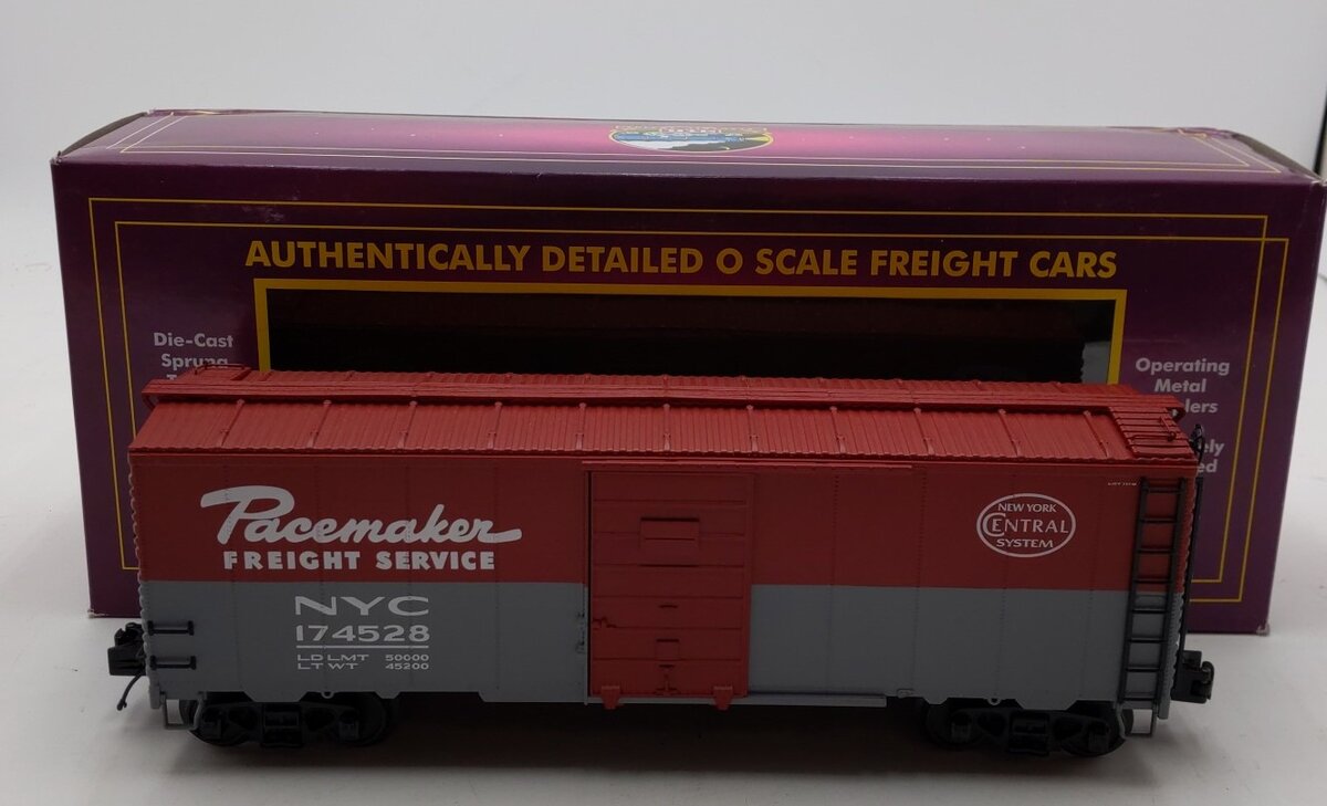 MTH 20-3377A O Gauge New York Central Box Car #174528 NIB