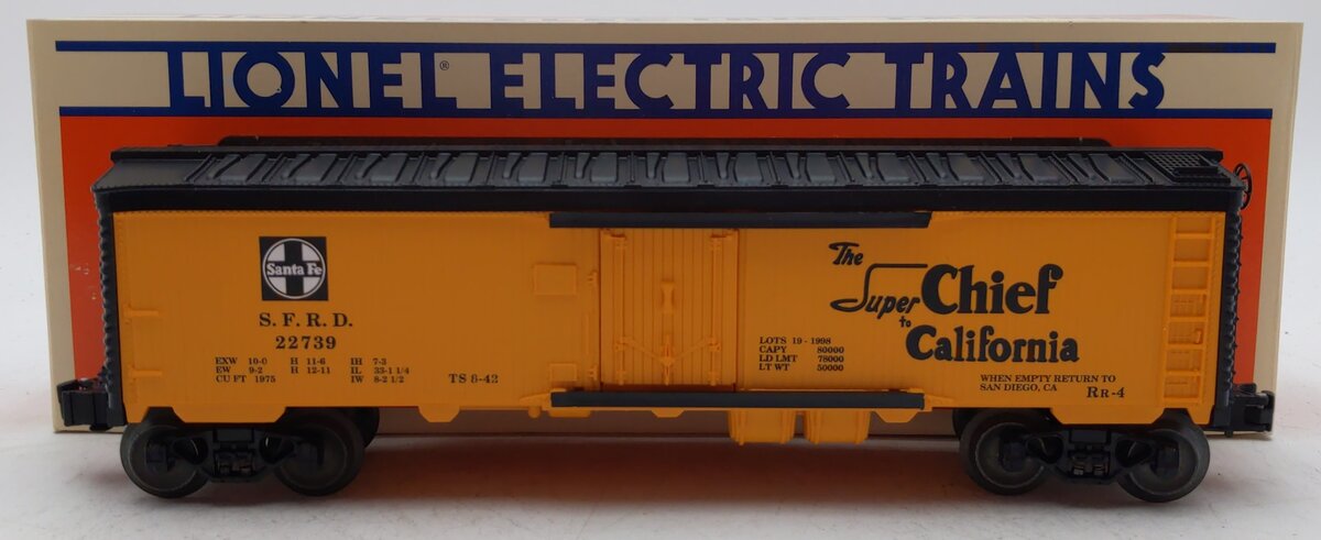 Lionel 6-52135 O Gauge LOTS 1998 ATSF Reefer #22739 LN/Box