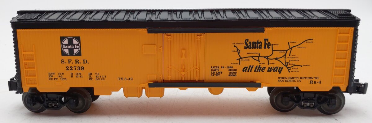 Lionel 6-52135 O Gauge LOTS 1998 ATSF Reefer #22739