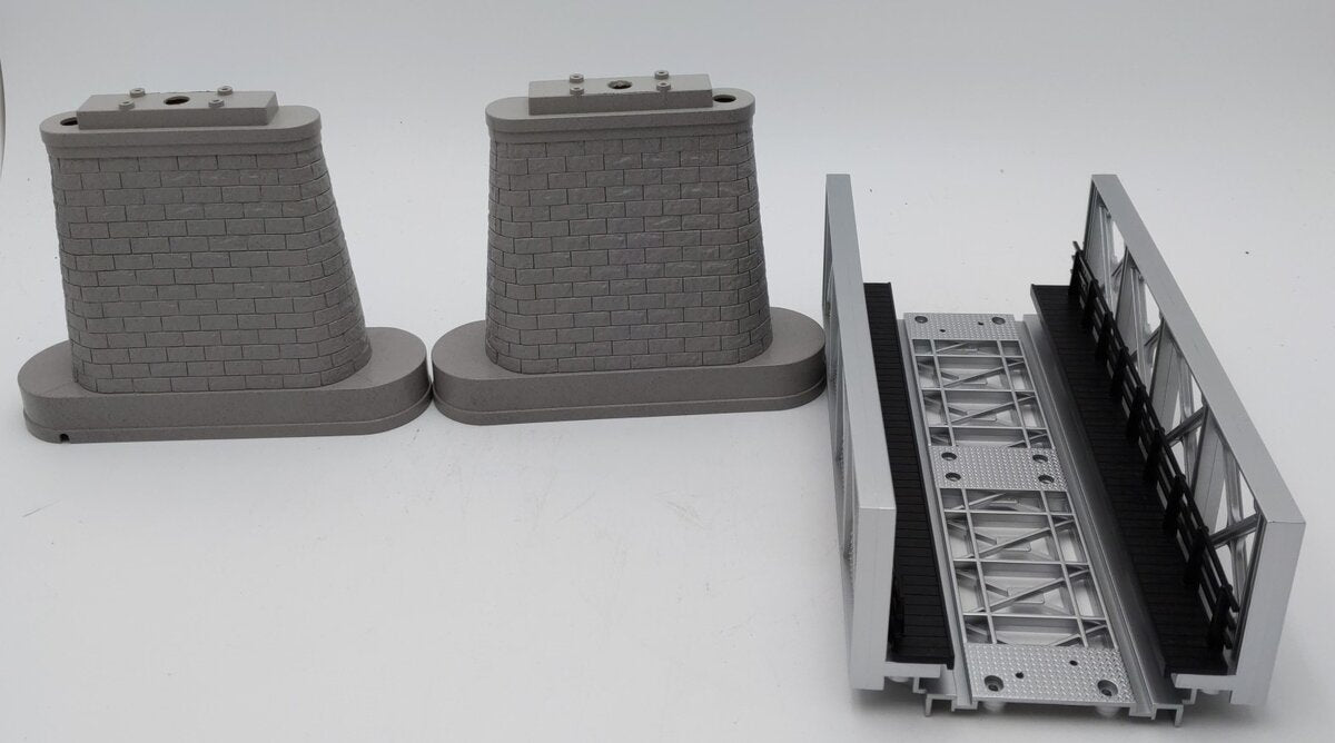 MTH 40-1102 O Scale Girder Bridge in Silver