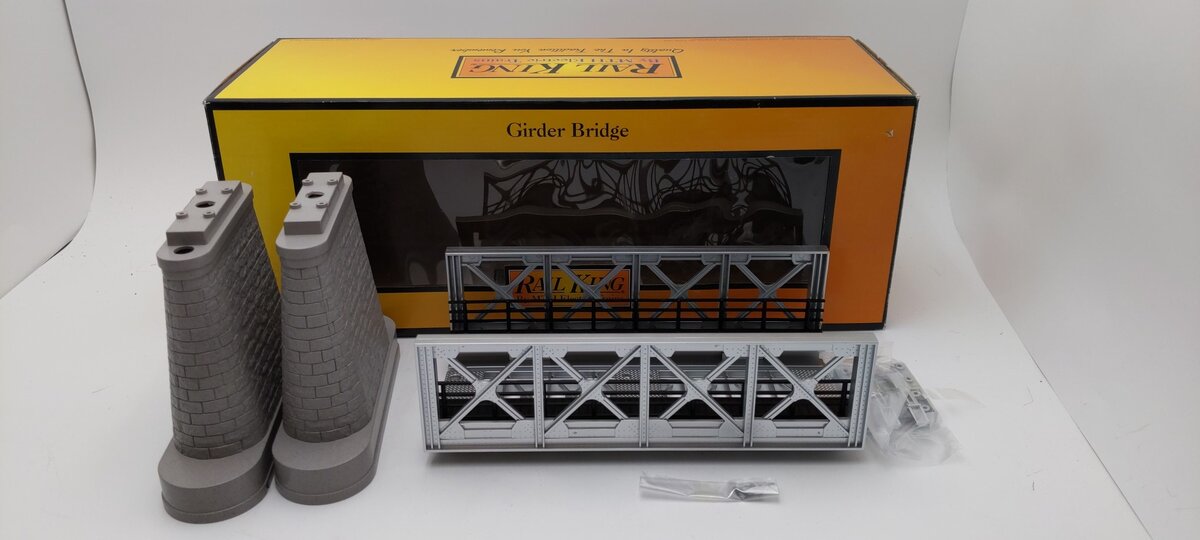 MTH 40-1102 O Scale Girder Bridge in Silver