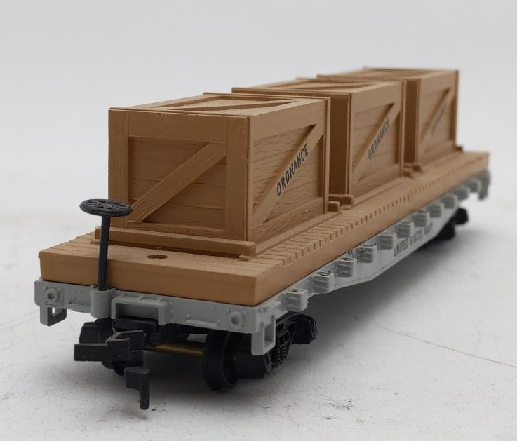 Mantua 727-570 HO Scale U.S.N.X. Flat Car W/Load #1019 LN/Box