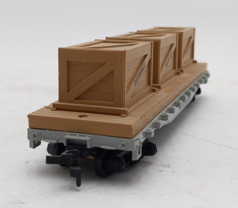 Mantua 727-570 HO Scale U.S.N.X. Flat Car W/Load #1019 LN/Box