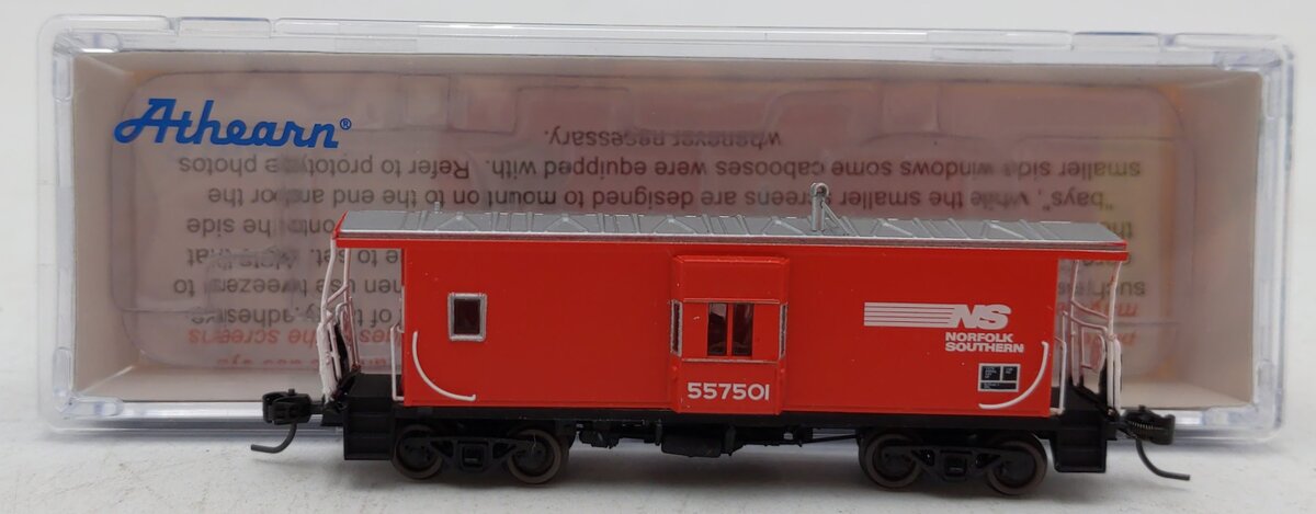 Athearn 23227 N Norfolk Southern Bay Window Caboose #557501
