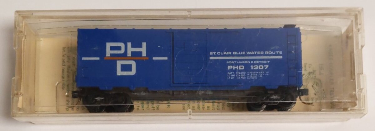 Micro-Trains 02000318 N Scale PH&D 40'' Standard Single Door Boxcar #1307 LN/Box