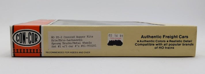 Con-Cor 01-950201 HO Scale Erie Lackawanna PS-2 Covered Hopper Kits