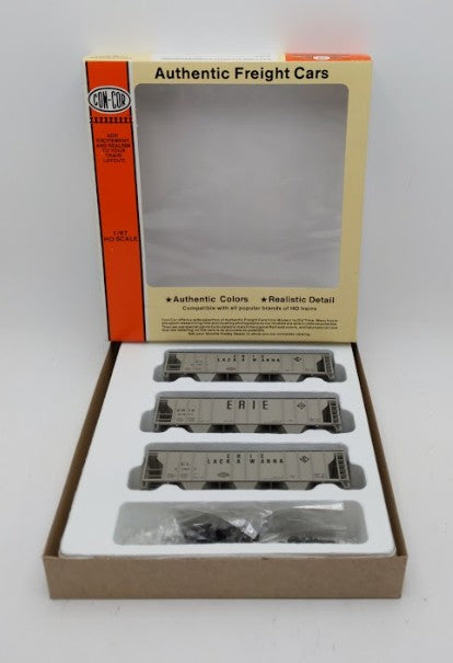 Con-Cor 01-950201 HO Scale Erie Lackawanna PS-2 Covered Hopper Kits