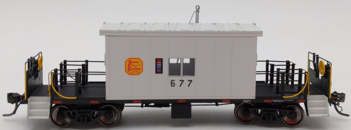 Bluford Shops 34050 HO Scale KCS Steel Transfer Caboose w/Short Roof #677 LN/Box