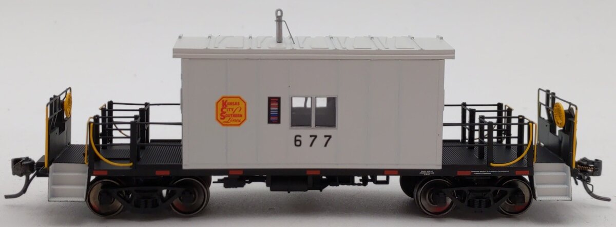 Bluford Shops 34050 HO Scale KCS Steel Transfer Caboose w/Short Roof #677 LN/Box