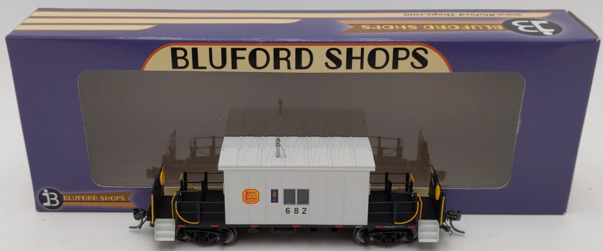 Bluford Shops 34051 Steel Transfer Caboose w/Short Roof LN/Box