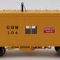 Bluford Shops 33061 HO Scale GB&W Steel Transfer Caboose w/Short Roof #104 LN/Box