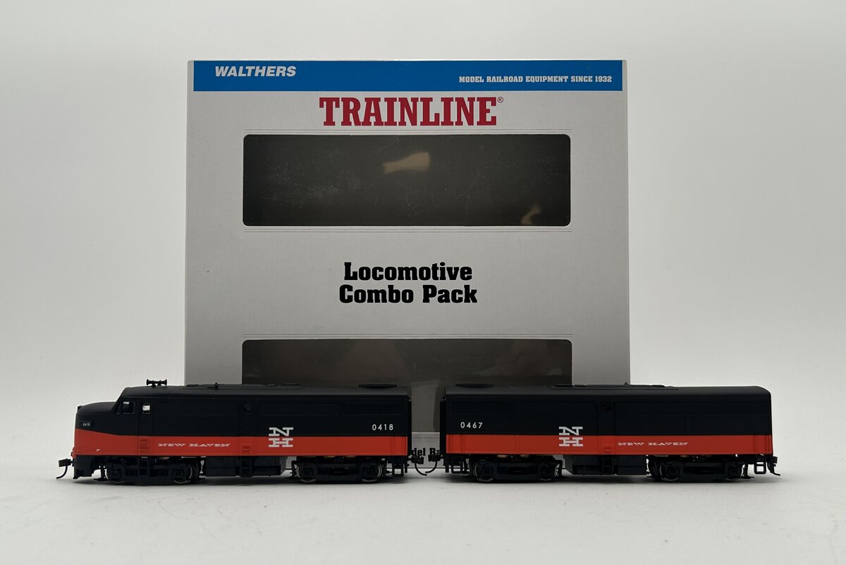 Walthers 931-772 HO New Haven FA #0418 & FB #0467 Diesel Locomotives (Set of 2) LN/Box