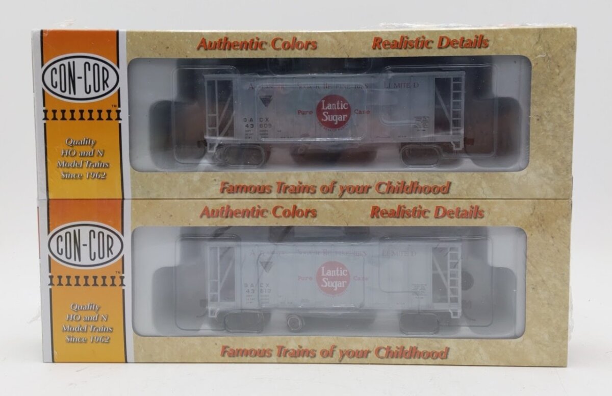 Con-Cor 0001-097008 HO Airslide Covered Hopper ASF Car Set #43609/43612 LN/Box