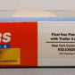 Walthers 932-23925 HO NYC Gold Line Flexi-Van Flatcar w/Two Trailers (Set of 2)
