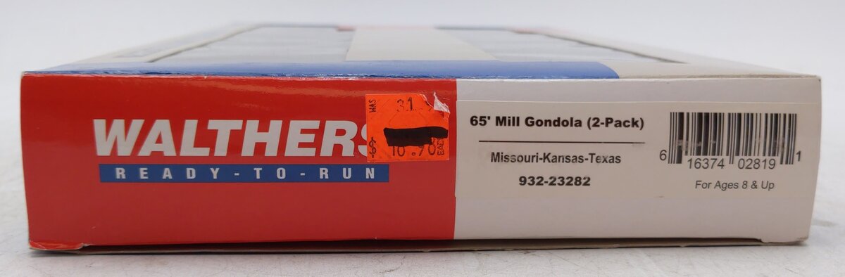 Walthers 932-23282 HO MKT 65' Mill Gondola (2-Pack) LN/Box