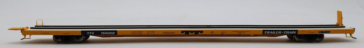 Walthers 932-40301 HO TTX Gold Line 89' Flush Deck Flat Car #156002