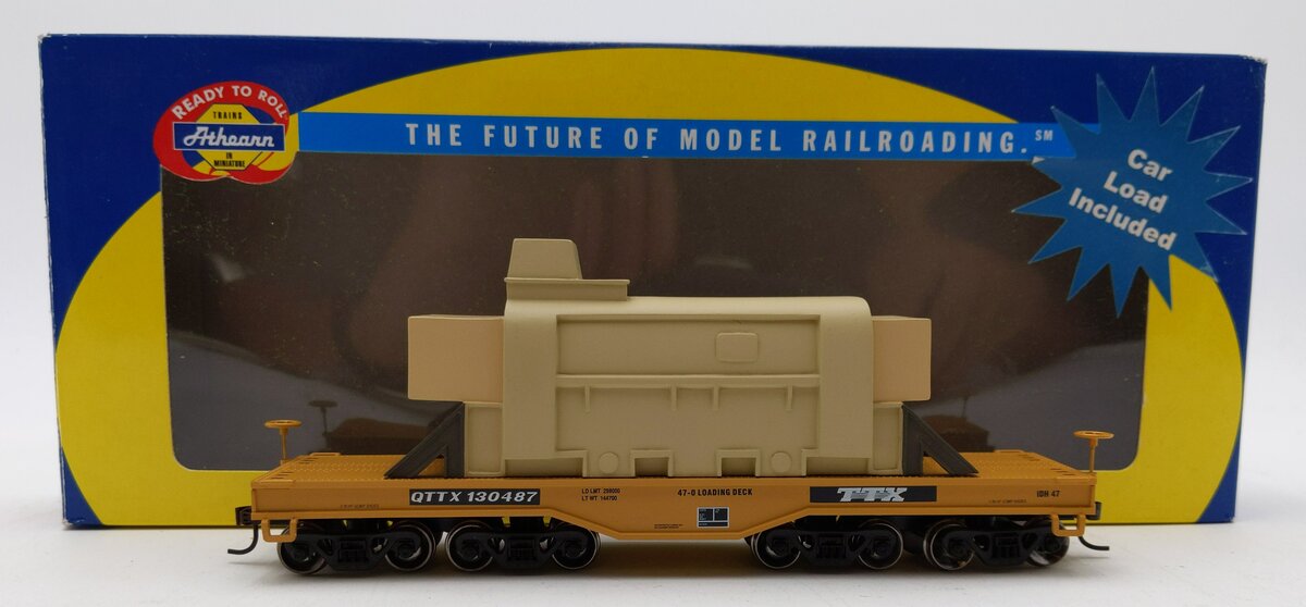 Athearn 92700 TTX Heavy-Duty Flat with Load #130487
