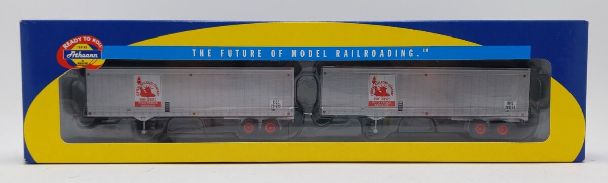 Athearn 70474 HO CNJ 40' Piggyback Trailer #2 RTR (Set of 2)