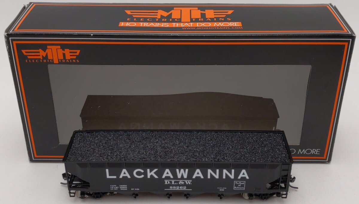 MTH 81-75017 HO Lackawanna 70-Ton Quad Hopper #88262