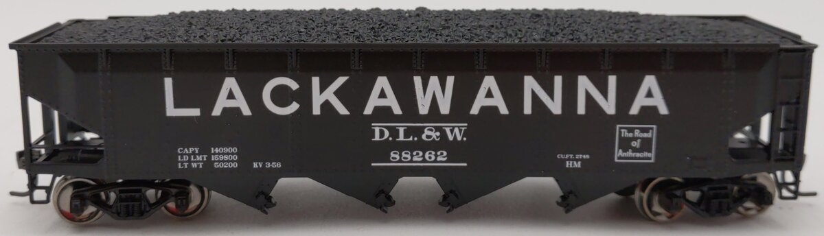 MTH 81-75017 HO Lackawanna 70-Ton Quad Hopper #88262