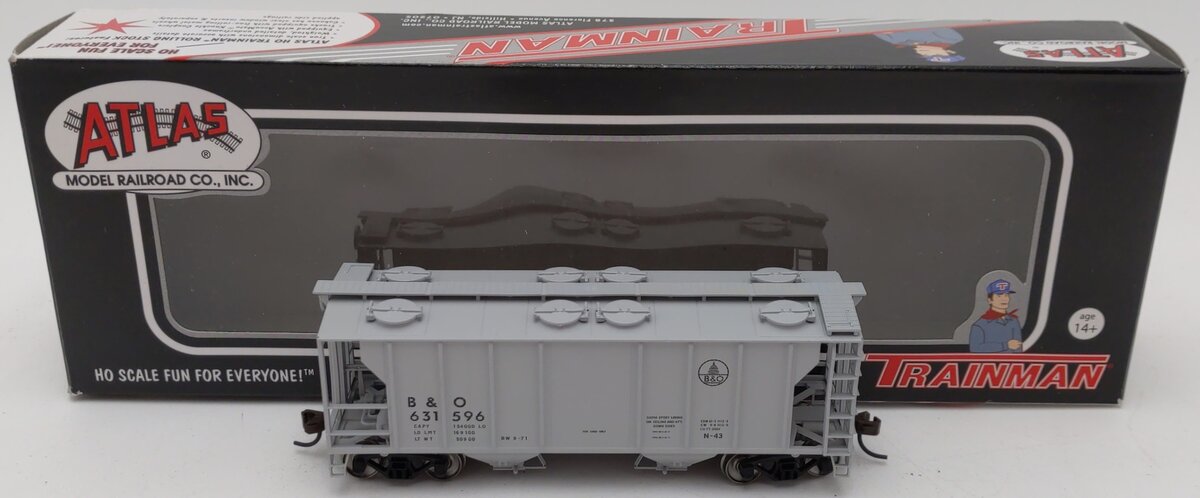 Atlas 11383 HO TM Baltimore & Ohio PS-2 Covered Hopper #631596