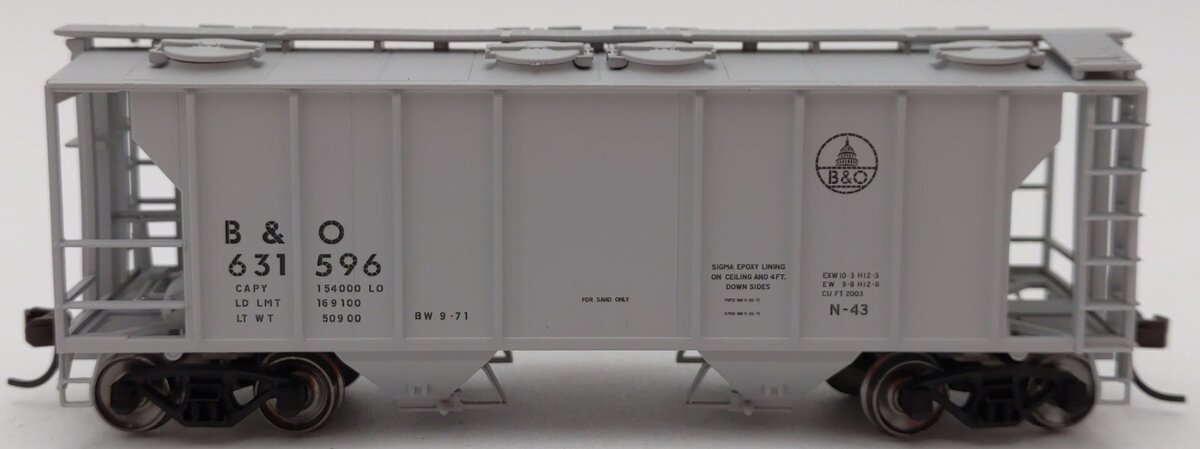 Atlas 11383 HO TM Baltimore & Ohio PS-2 Covered Hopper #631596