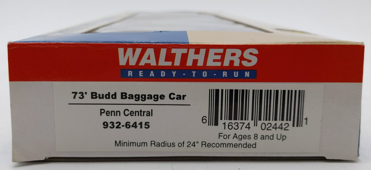Walthers 932-6415 HO Penn Central 73' Budd Baggage LN/Box