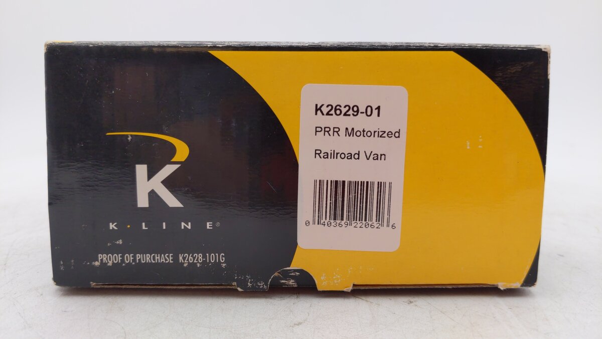 K-Line K2629-01 O Gauge Pennsylvania RR Motorized Railroad Van #3405 LN/Box