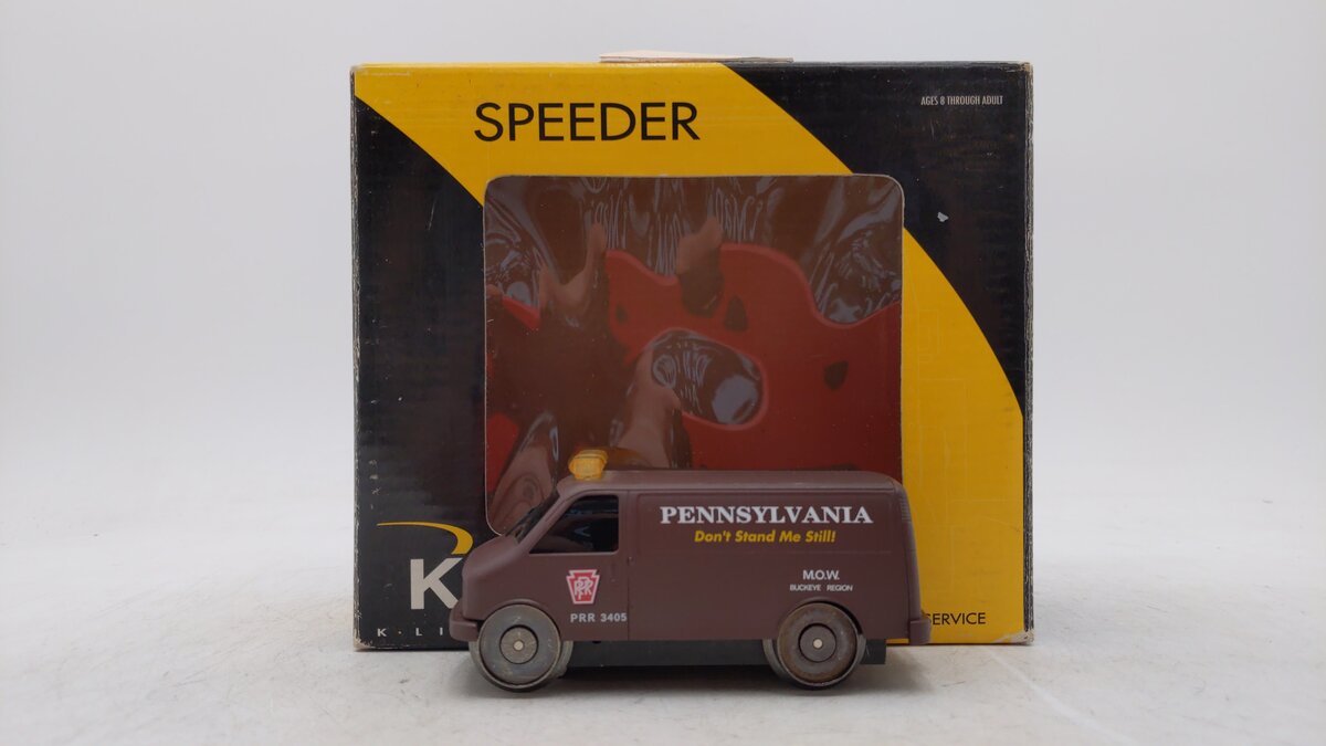 K-Line K2629-01 O Gauge Pennsylvania RR Motorized Railroad Van #3405