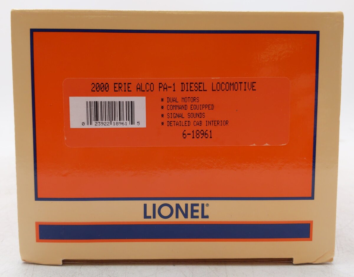 Lionel 6-18961 O Gauge Erie Alco PA-1 Diesel Locomotive
